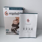 Ergobaby 360 4-position Baby Carrier  12-33 Pounds  Cool Air Mesh Gray W box