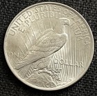 1923-p Peace Dollar 90  Bu     Silver Uncirculated Coin Ships Fast