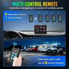 Mictuning 6 8 12 Gang Rgb Switch Panel Wireless Remote Control Circuit Box Truck