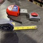 Lot Of 5 Assorted Tape Measures -various Sizes Klein Lufkin Amsco Hdc