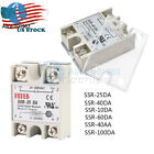 Dc3-32v To Ac24-380v 25a 40a 60a Ssr-25da 40da 60da Solid State Relay Module Usa