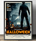 Halloween 1978 Movie Michael Myers John Carpenter Vintage Home Wall Decor Poster