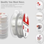 Jewwire Jewelry Wire  2 Rolls All-purpose Craft Wire  20 Gauge Wire And 26 Gauge