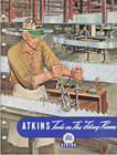 Vtg 1953 Atkins Saw Industrial Catalogs  8 Sections  Files band circular tools 