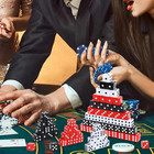 100-piece Casino Dice Set - 16mm Acrylic 6-sided Dice For Parties And Games