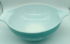 Vintage Pyrex  4-quart Amish Turquoise Blue  444 Cinderella Bowl