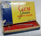 Vintage Gold Plated Gem Junior Jr The Parade Se Single Edge Safety Razor In Box