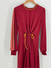 Lululemon Dress Face Forward Roksanda Festival Maxi Women 6 Burgundy Red New