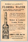 Murray    Lanman Florida Water Kemp New York Victorian Trade Card Woman   Camel