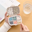Pill Organizer Container Small Travel Pill Box Daily Pill Case Medicine Holder