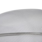 Strainer With Single Fine Mesh  8-inch Diameter  Medium  Stainless Steel  Tan  