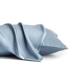 100  Tencel Pillowcase  Hair And Skin Friendly  Soft And 20x30in Denim Blue