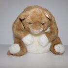 Vtg Dakin Applause Pampered Pets Peewee Brown Cat 10  Chubby Plush Sitting