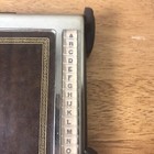 Vintage Bates List Finder Cavalier Metal Flip Up Address Book