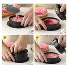 3 In 1 Non Stick Stuffed Burger Press Hamburger Patty Molds Maker Sliders Bbq Us