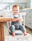 Portable Lightweight Baby Booster Seat Modern Dining Travel Removable Grey