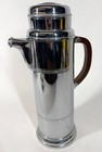 Farber Bros Vintage Mcm Krome Kraft Chrome Cocktail Drink Shaker Bakelite Handle