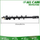 6in X 48in Auger Bit 2 Inch Hex Collar Skid Steer Post Hole Digger Attachment