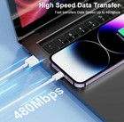 1 Pack For Apple Iphone  X Xr 11 12 13 Max 14 Usb Data Charger Cable Cord