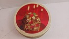 Vintage Mid Century Modern Mcm 8  Round Fruit Cake Tin Free Shipping