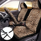 Juego Completo De Fundas Para Asientos De Coche Con Diseno De Leopardo Y Funda