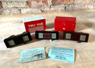 Vtg Tru-vue Stereoscope Lot  3 Viewers  21 Film Stripes  Original Boxes