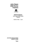 John Deere 2010 Gas  Diesel Tractor Service Manual Repair Shop Technical Book