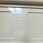 Pottery Barn Kids Keepsake Frame With Poem Baby Hand footprint White