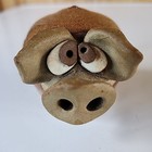 Studio Pottery Clay Pig Art Sculpture Figurine
