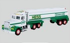 Hess 1990 Toy Tanker Truck White green red Gas   Oil Theme New Old Stock 