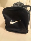 Nike Sports Duffle Bag Medium Black With White Swoosh Model Ca 05553