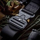 Men Multifunction Nylon Military Tactical Adjustable Waist Belt Quick Release Be