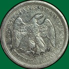1875-s Twenty Cent Piece Very Fine Vf Coin  Old Cleaning  41256