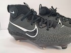 New Size 10 Men   s Nike Alpha Huarache Nxt Black Metal Baseball Cleats Dj6517-010