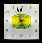 John Deere Lighted Advertising Wall Clock Free Shipping Farming Agriculture 