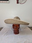 Rare Antique Mexican Sombrero Hat   Cowboy Vaquero Charro Collectible