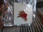Mobil Oil Gas Pegasus Red Lapel Hat Pin