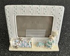 2 Vintage Fetco 3d Baby Frames Resin Handmade Easel Back 3x5 Photo 1991 Preowned