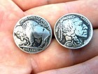 Concho Authentic Real Buffalo Indian Nickel Coin For Leather Belt Shoes Beg Hat 