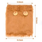 Dog Lion Mane Costume - Realistic Mane With Ears For Medium To Large Sized Do   