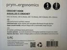 Prym Consumer Usa  57182  Ergonomic Crochet Hook Set E  G  7  H  J - 5 Pc 132la