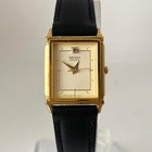 Working Vintage Seiko Square Rectangular With Stones Gold