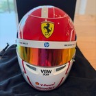 Charles Leclerc 2025 Mini Helmet Bell 1 2 Scale F1 Used With Box