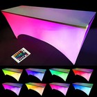 Glow 6ft Fitted Tablecloth Table Cover Folding 72  X 27   rectangular  1 White