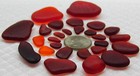Genuine Beach Sea Glass Red Lot Surf Tumbled Rare 