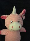 Holiday Time Pink Unicorn Plush Textured Stuffed Animal Toy 7   