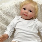 Lovely 22  Reborn Baby Dolls Poseable Real Life Newborn Soft Cloth Body Toy Gift