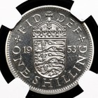 Great Britain 1953 Elizabeth Ii Coronation Proof English Shilling Ngc Pf66 Cameo