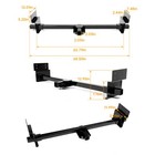 Adjustable Universal Rv Trailer Hitch 2   Class 3 Mount Receiver Tow Hitch -72 