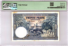 Belgian Congo 20 Francs 1950 Pick  15h Pmg 25 Very Fine 